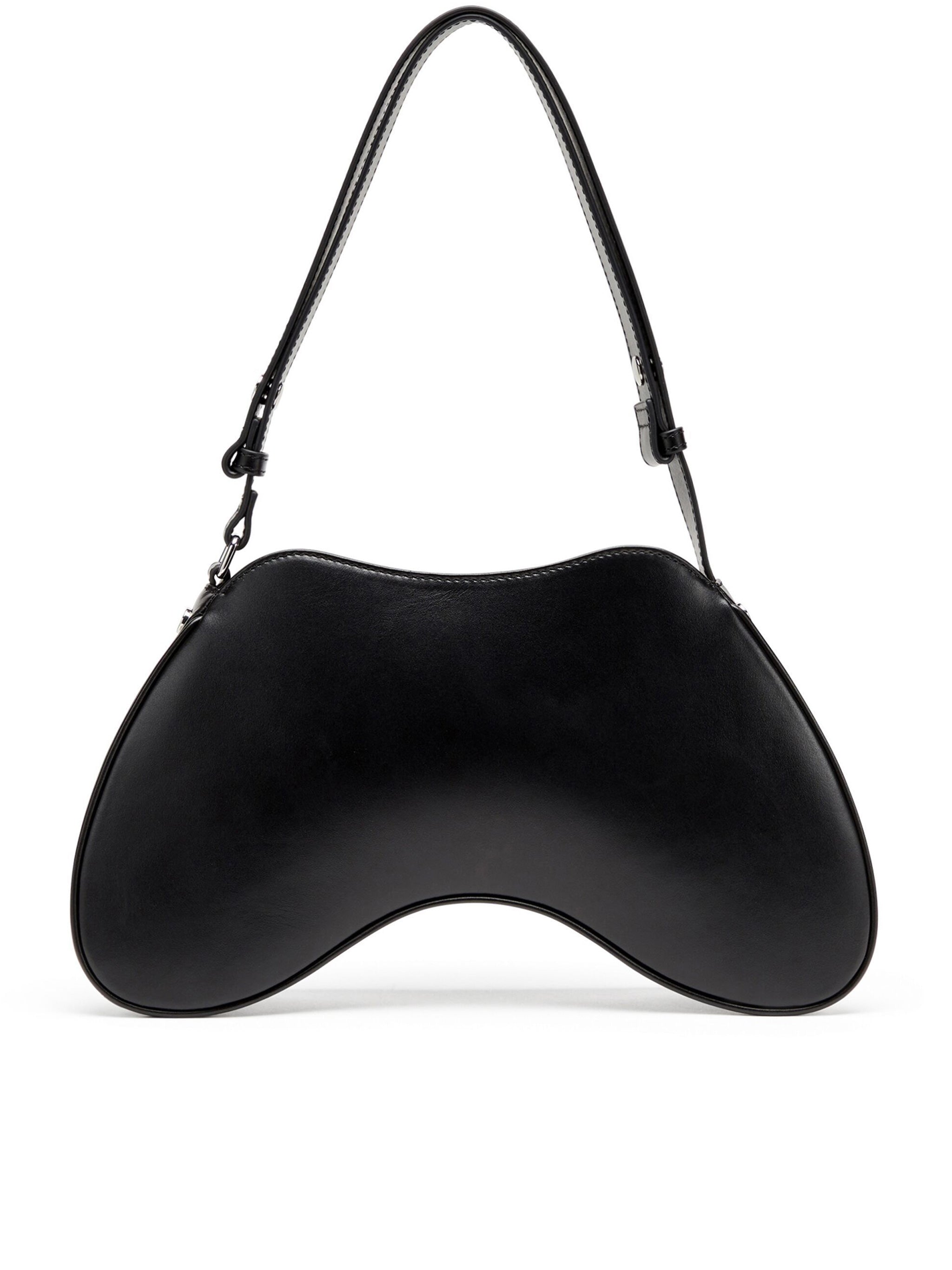 Black Play Game Controller Leather Bag