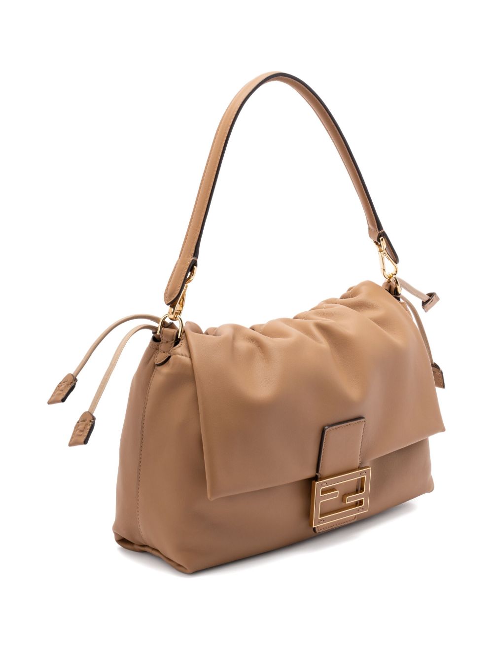 Medium Mercury Blue Nappa Leather Shoulder Bag