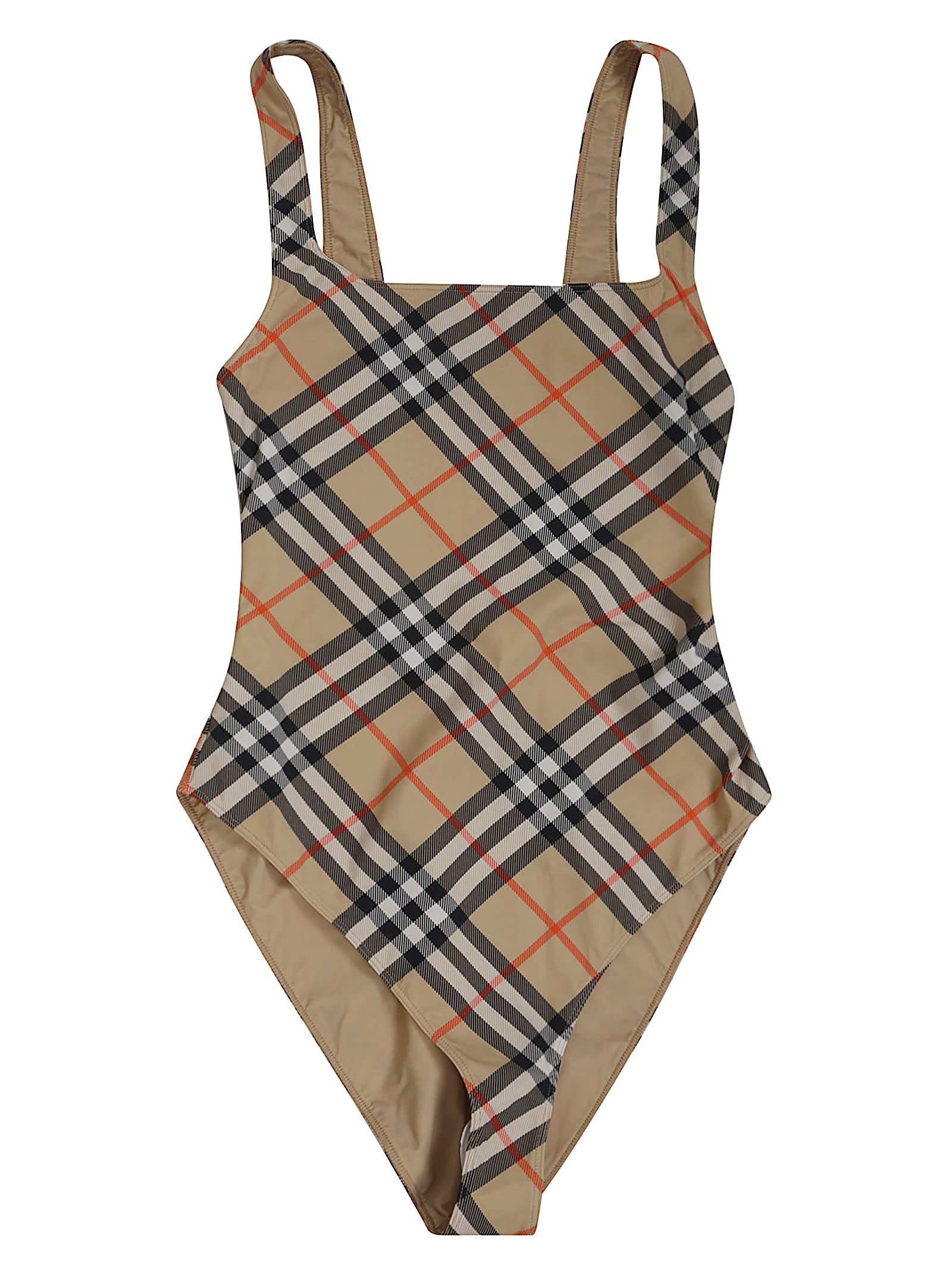 Classic Check One-Piece Swimsuit