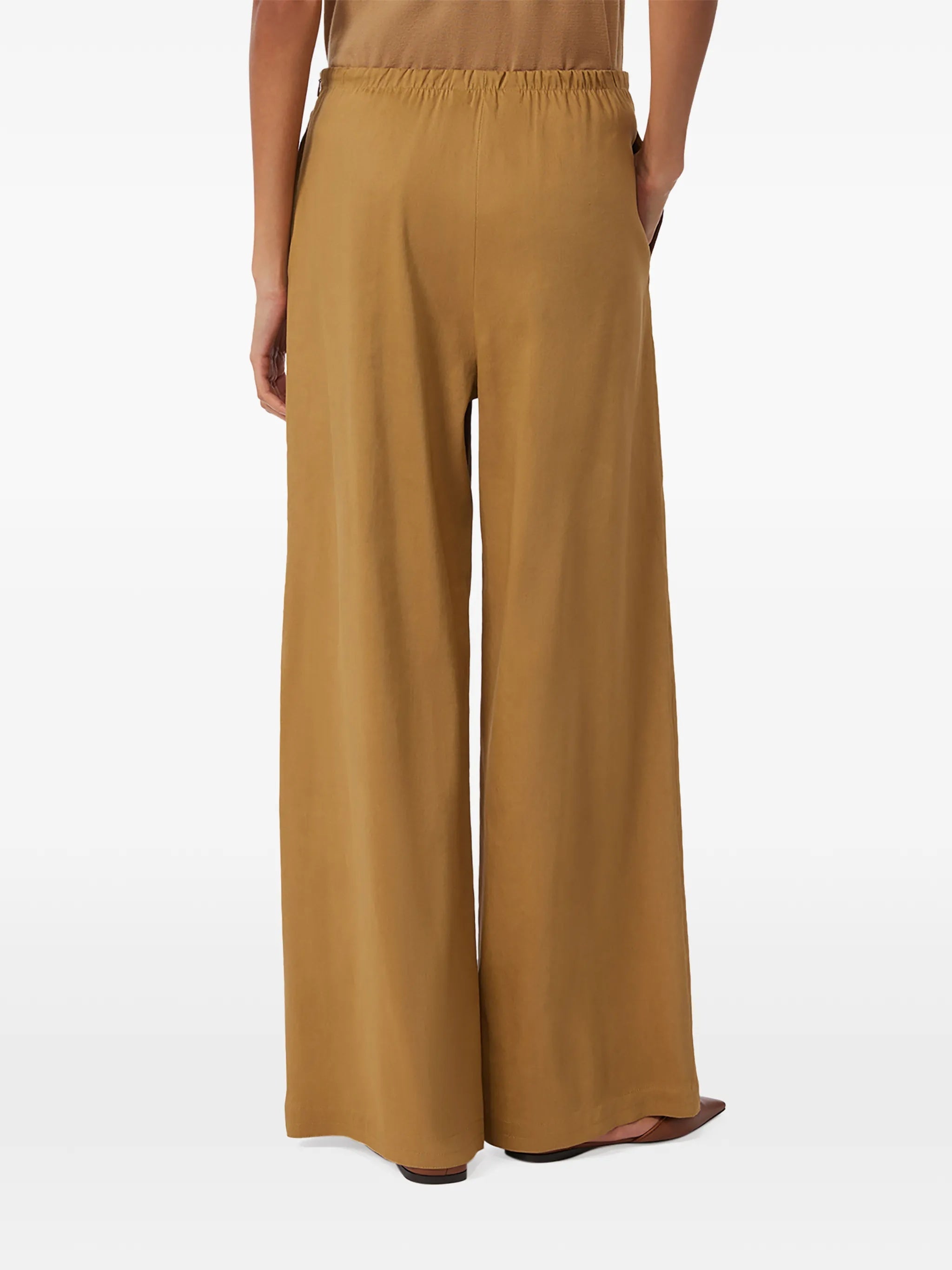 Warm Brown Mxpdestin Wide-Leg Pants