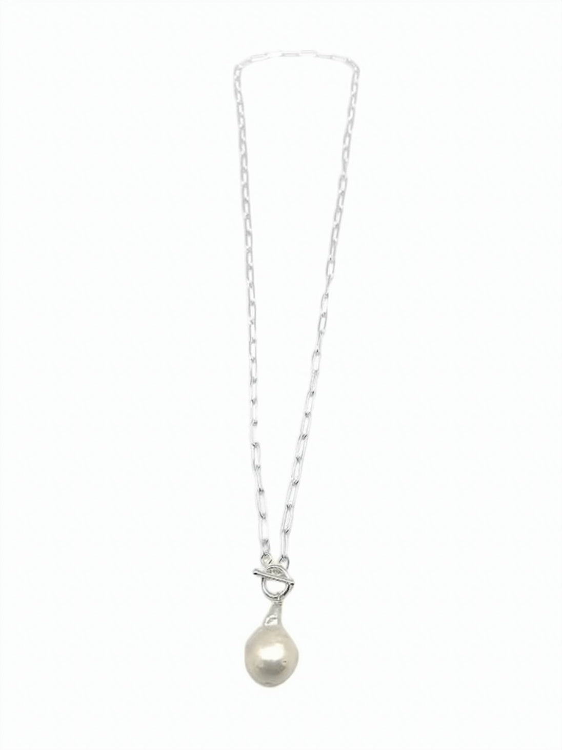 Teardrop Pearl Pendant Necklace
