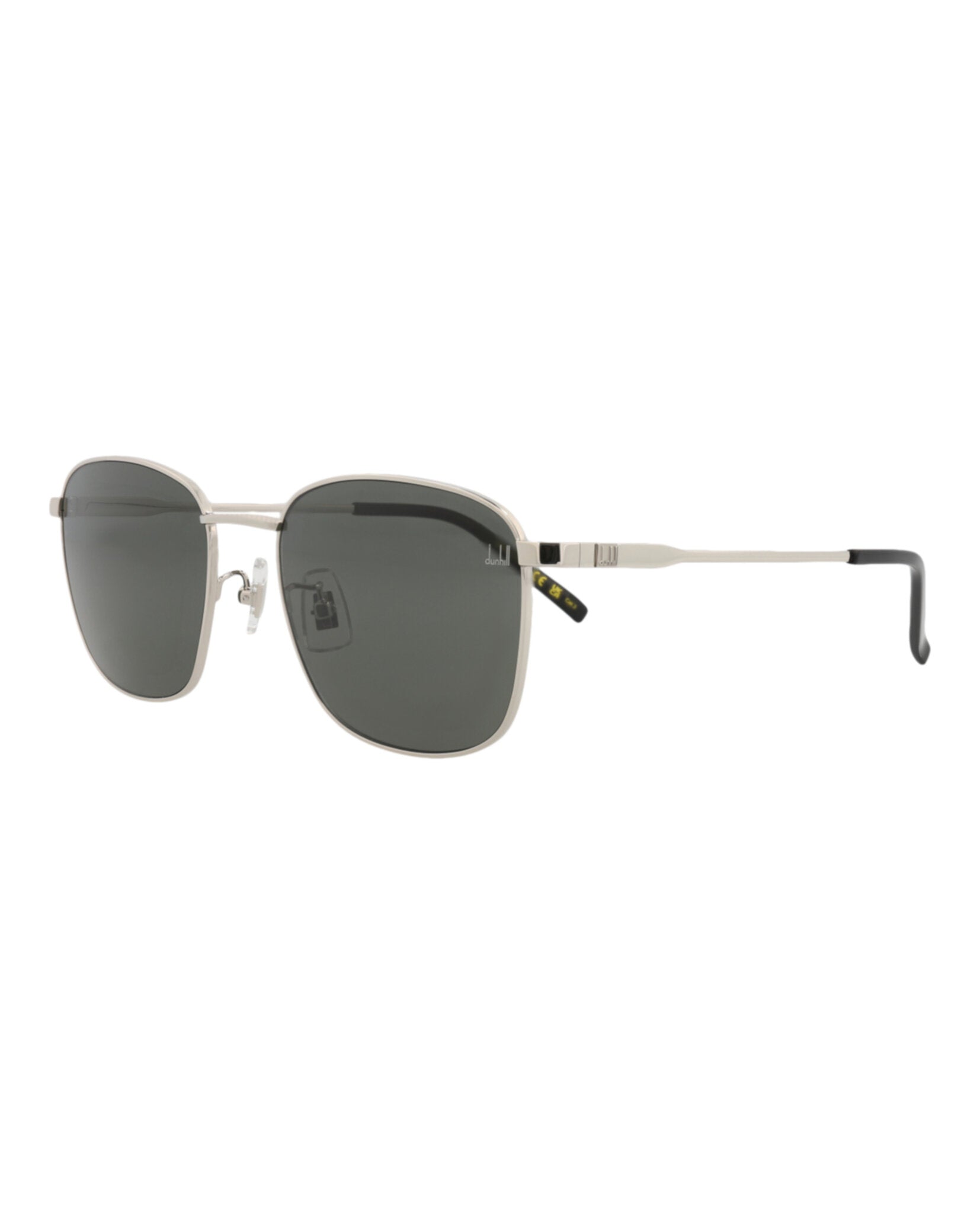 Square-Frame Metal Sunglasses