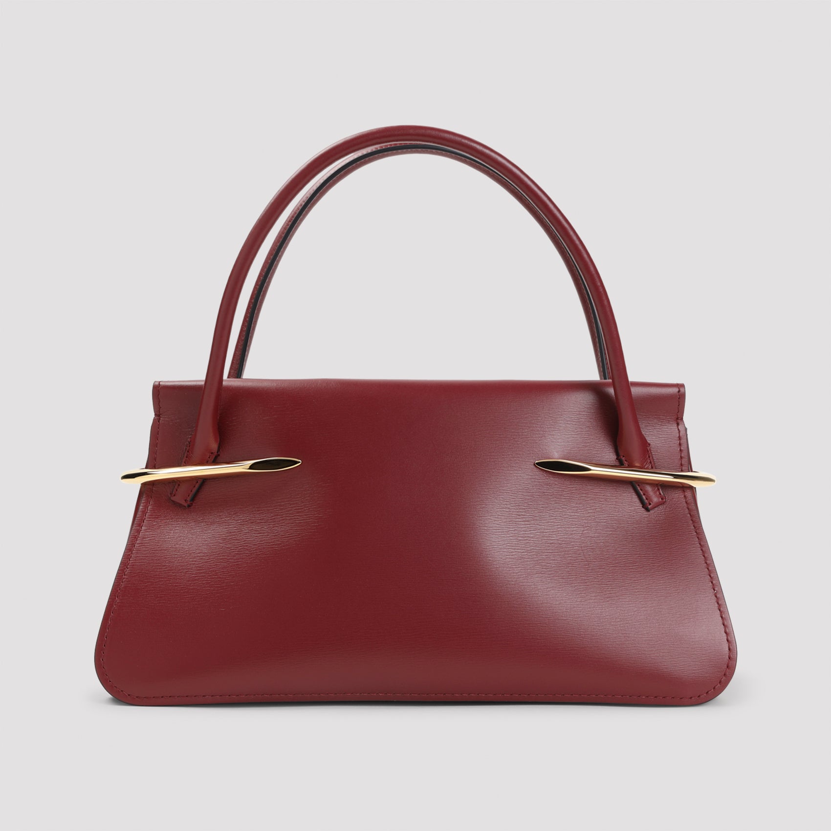 Structured Smooth Calf Leather Handbag