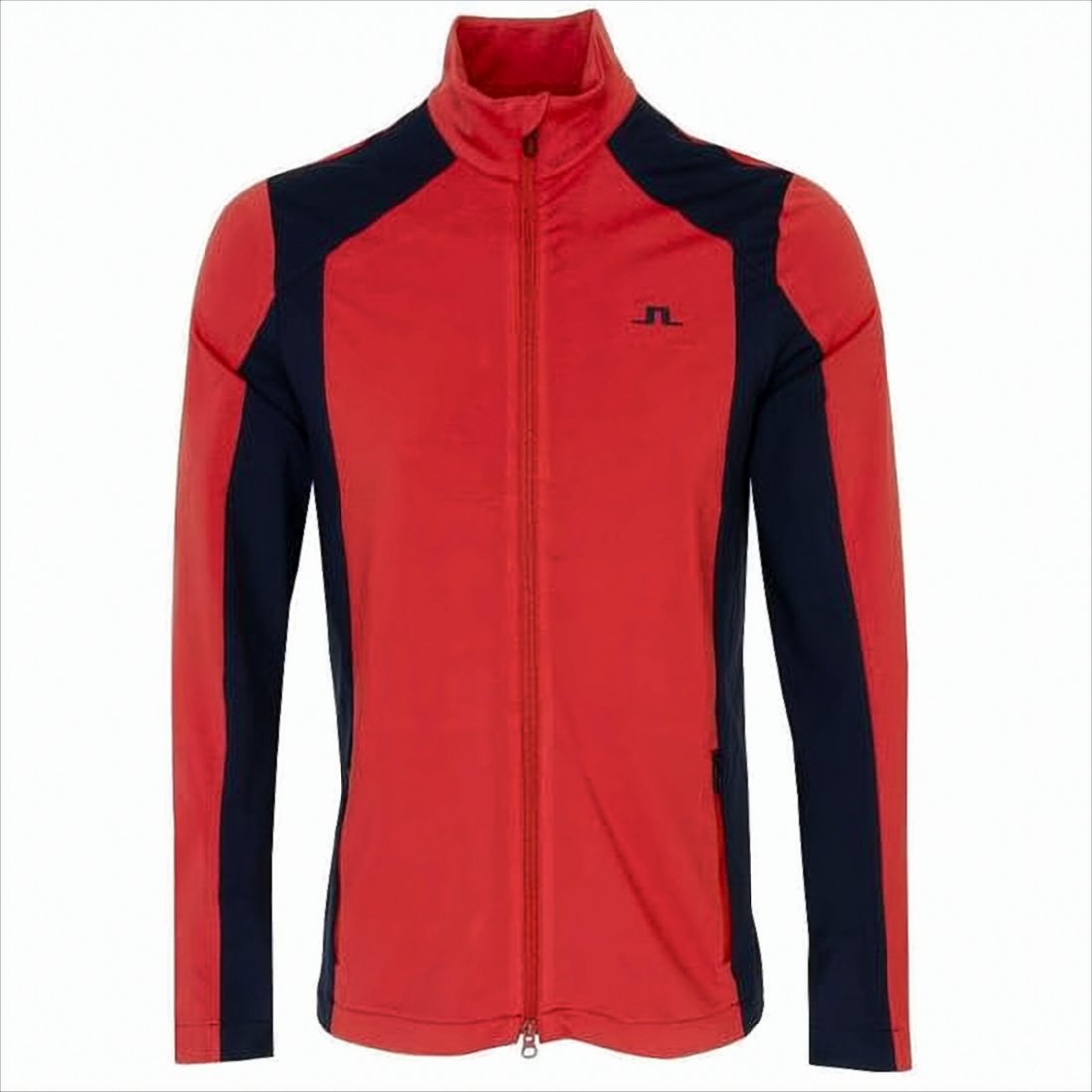 Color-blocked High Collar Activewear Jacket