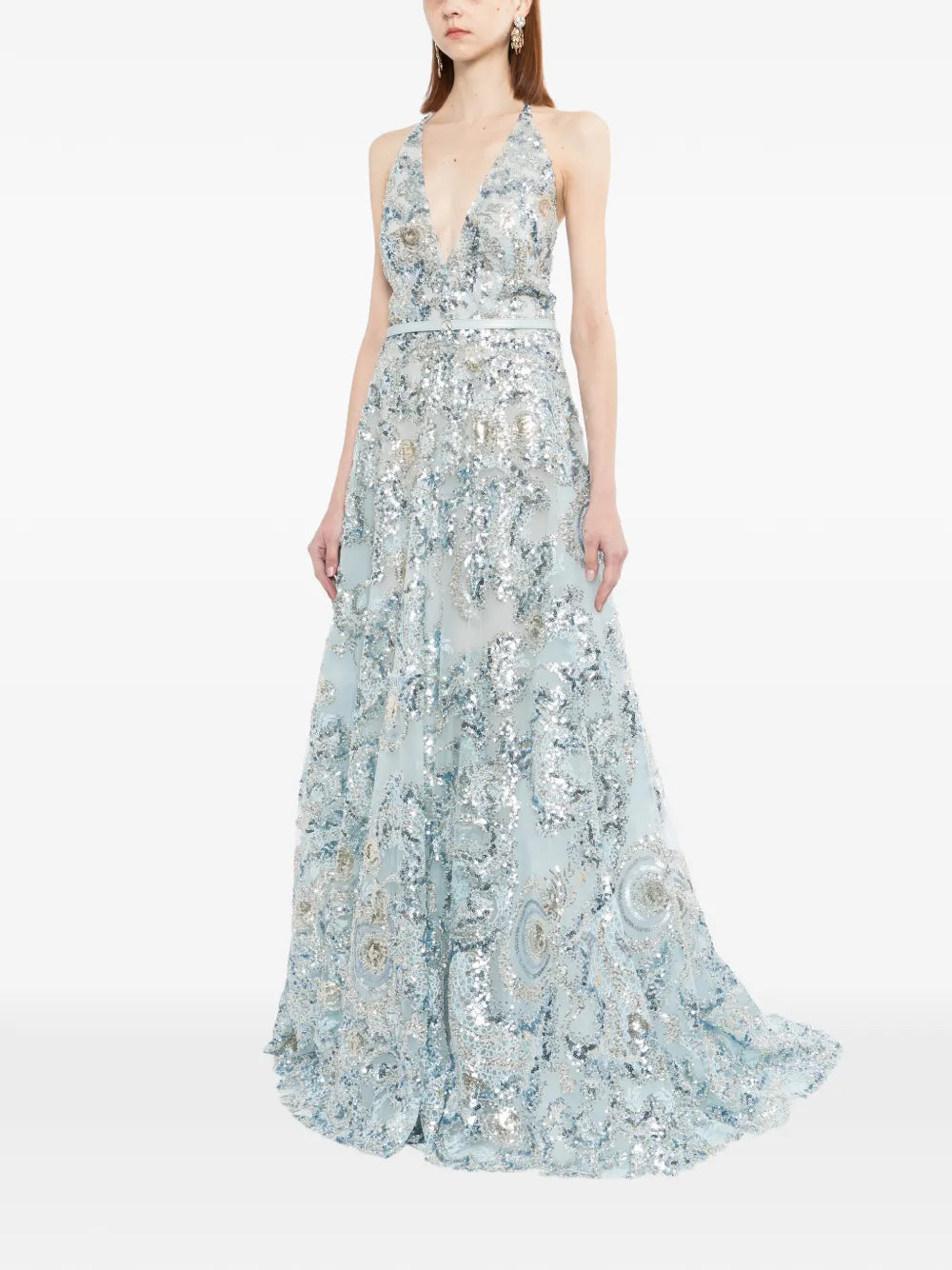 Embroidered Long Dress