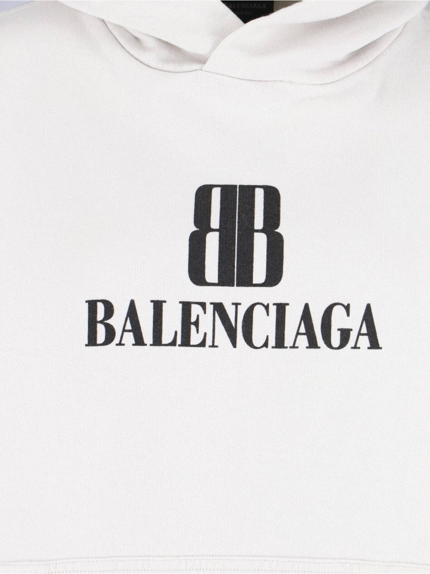 Logo Hoodie – White