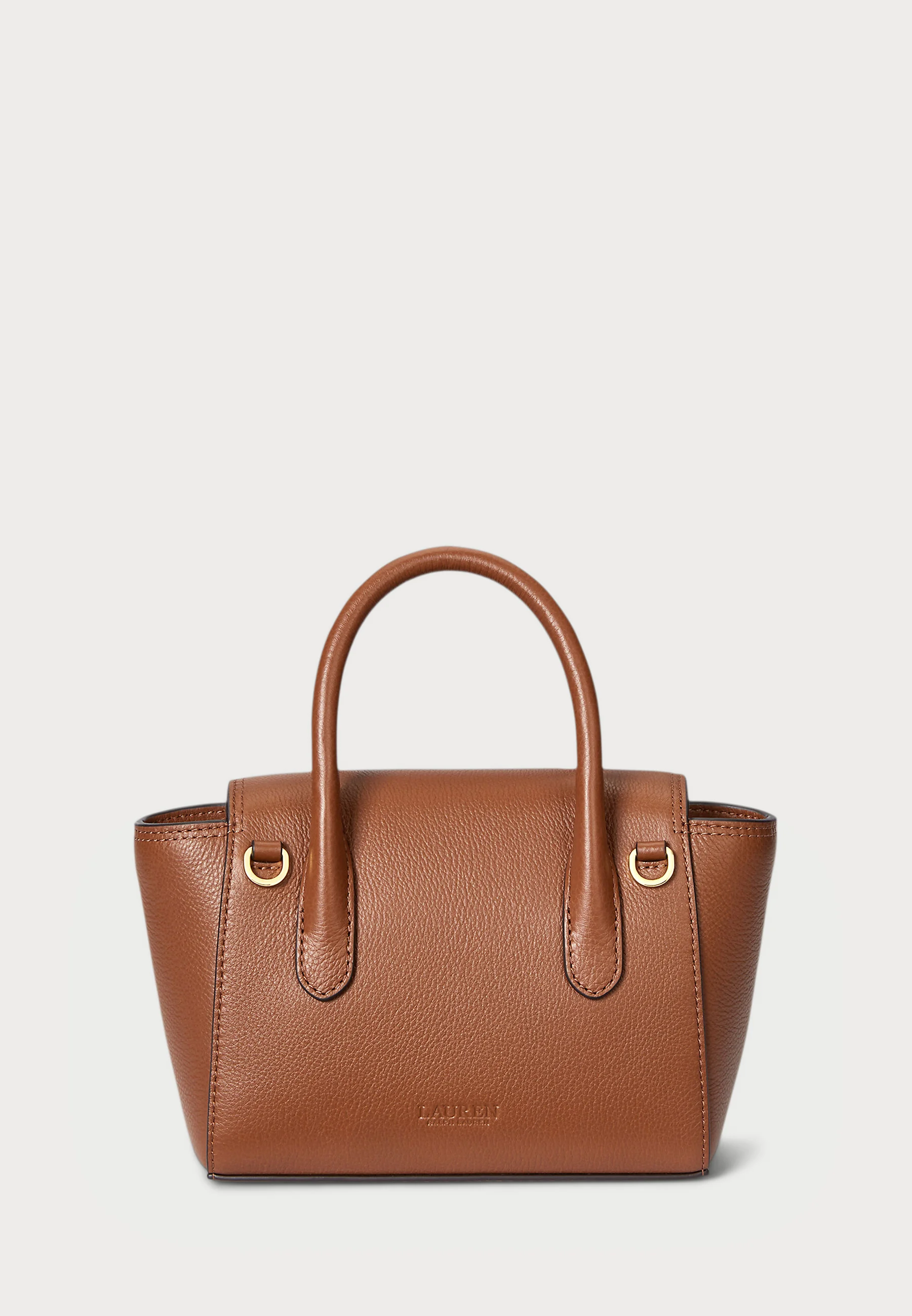 Brown Tnnr Small Rattan Satchel Bag