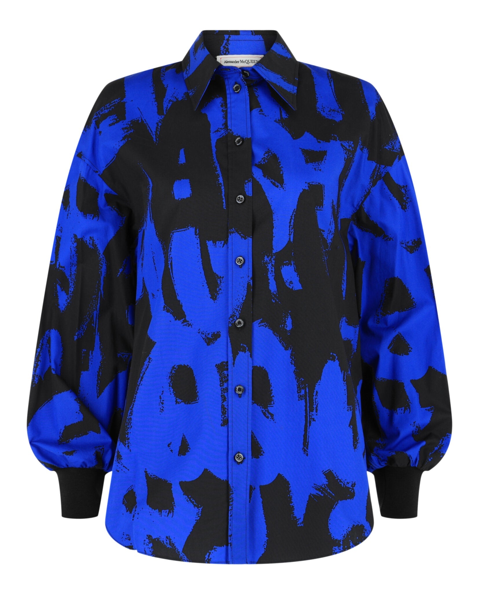 Graffiti Logo Button-Up Shirt