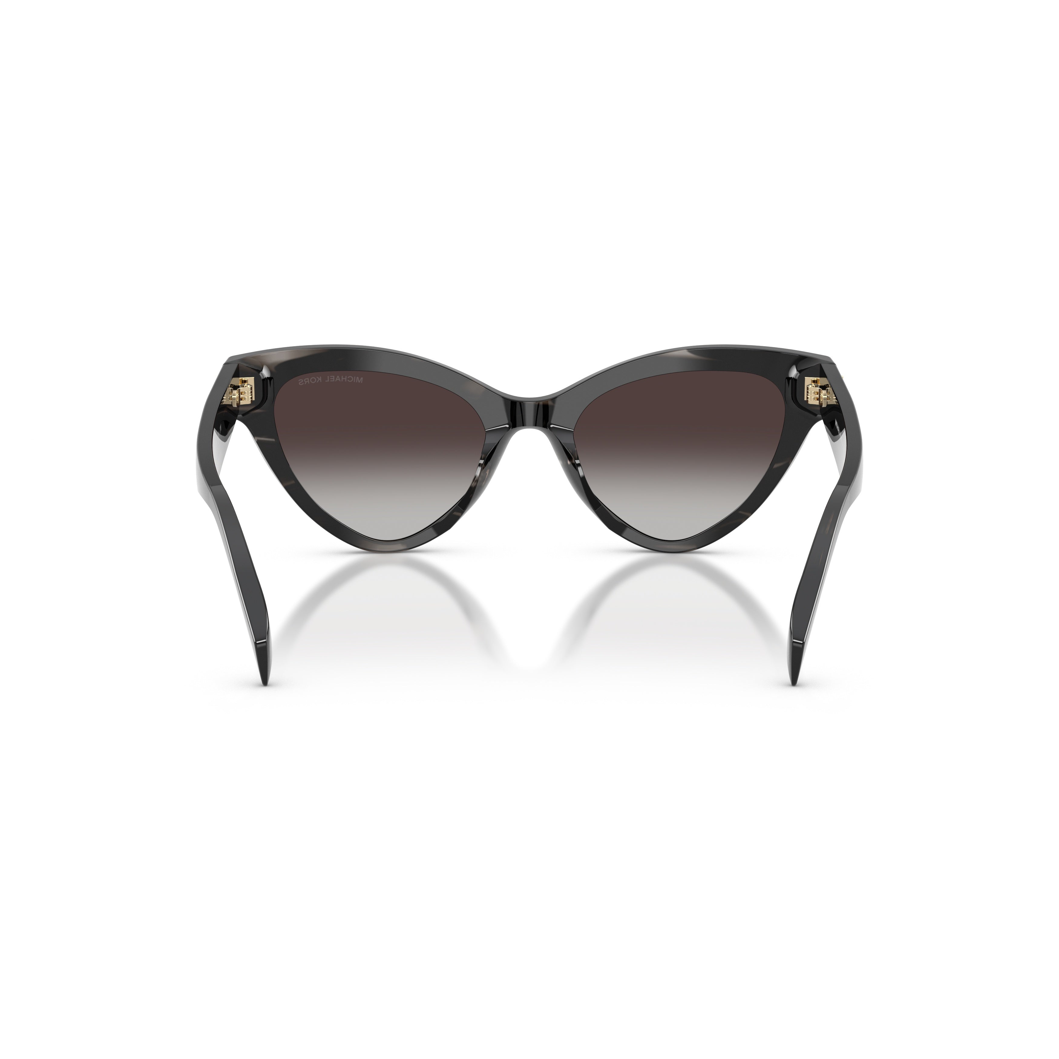 0mk2259u Cat-Eye Sunglasses with Glossy Black Acetate Frame