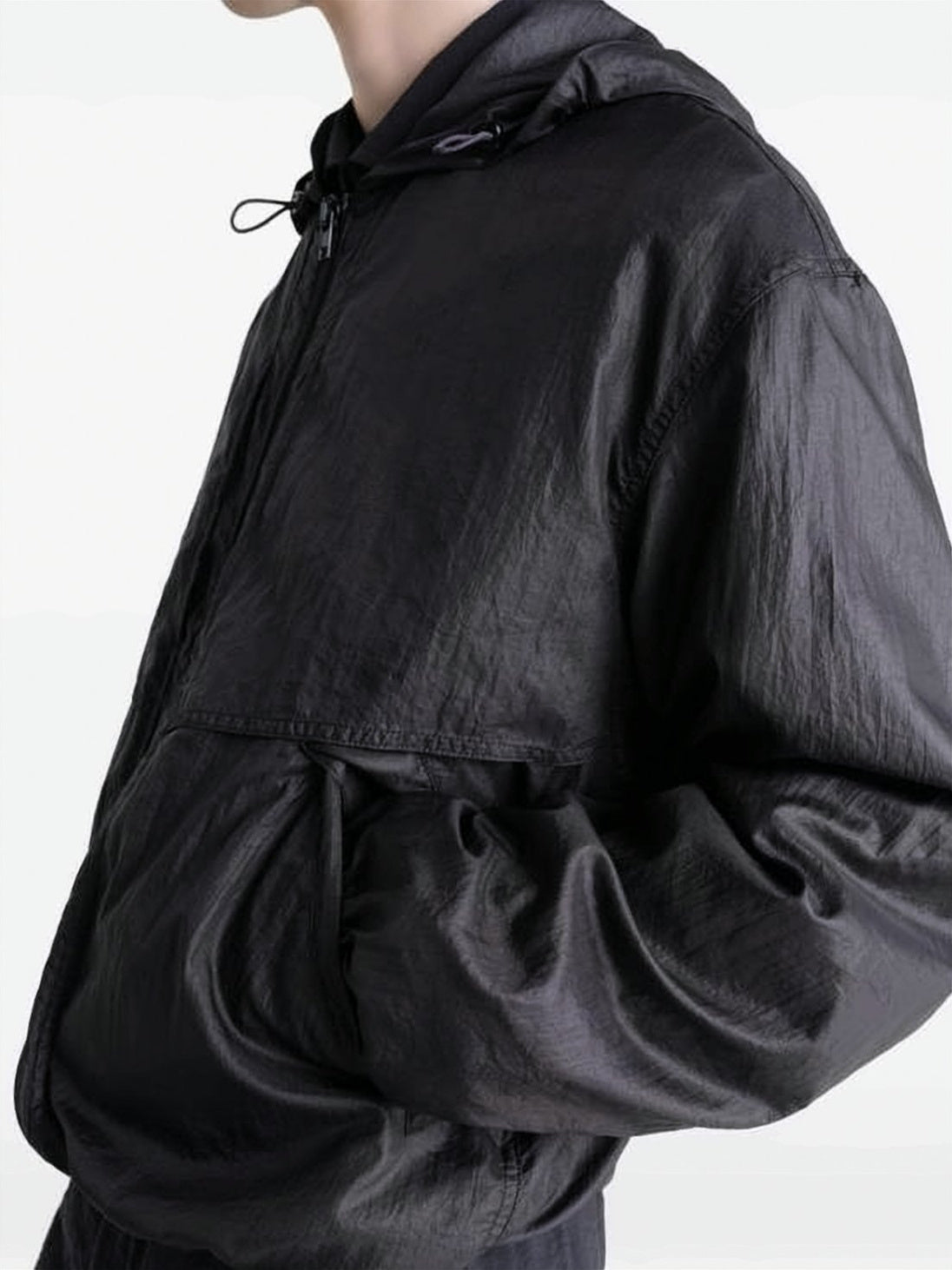 Lightweight Boxy Black Jacket