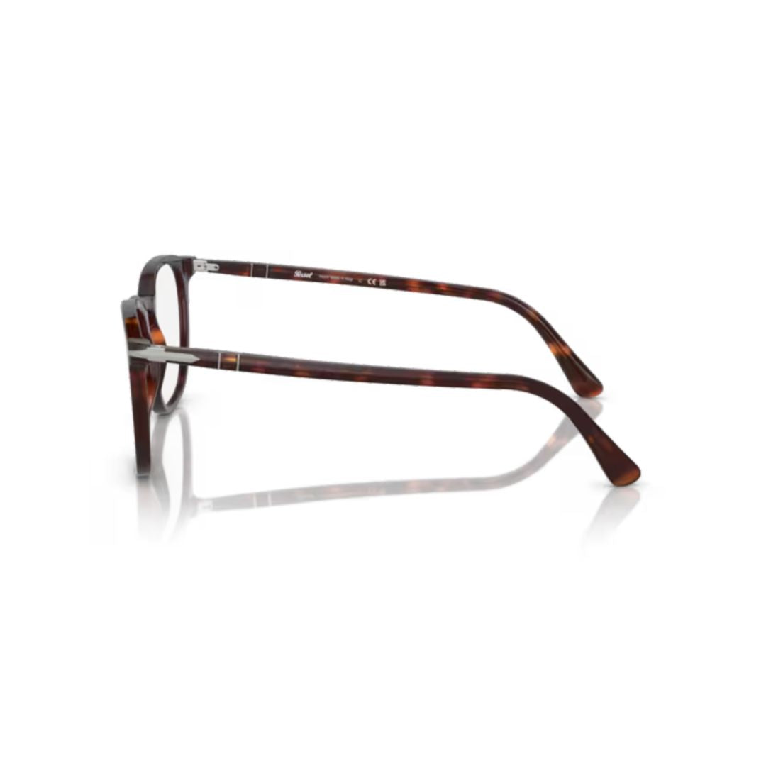 3318v Vista Round Acetate Eyeglasses with Tortoiseshell Pattern