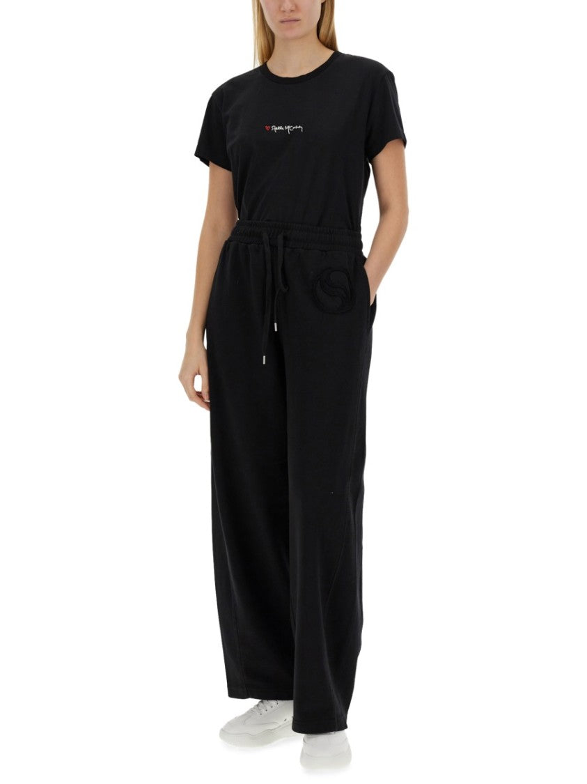 Oversized Black T-Shirt With Subtle Logo Detail
