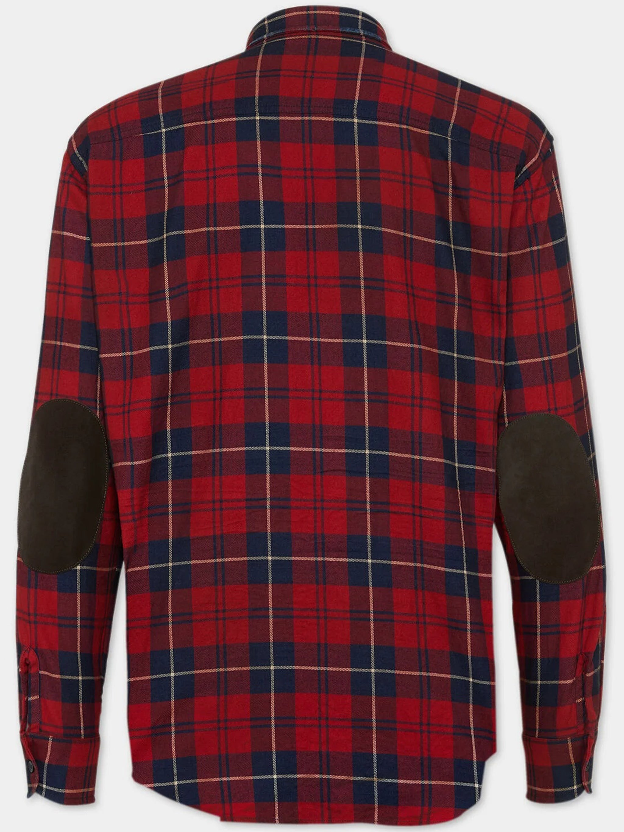 Canadian Vintage Red/Navy Plaid Cotton Shirt