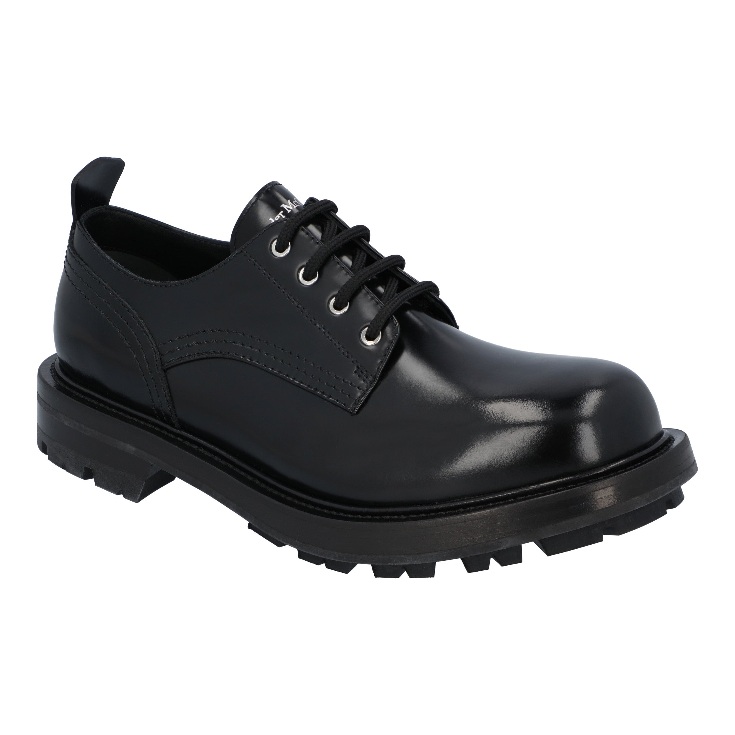 Ridged Sole Lace-Up 'Black'