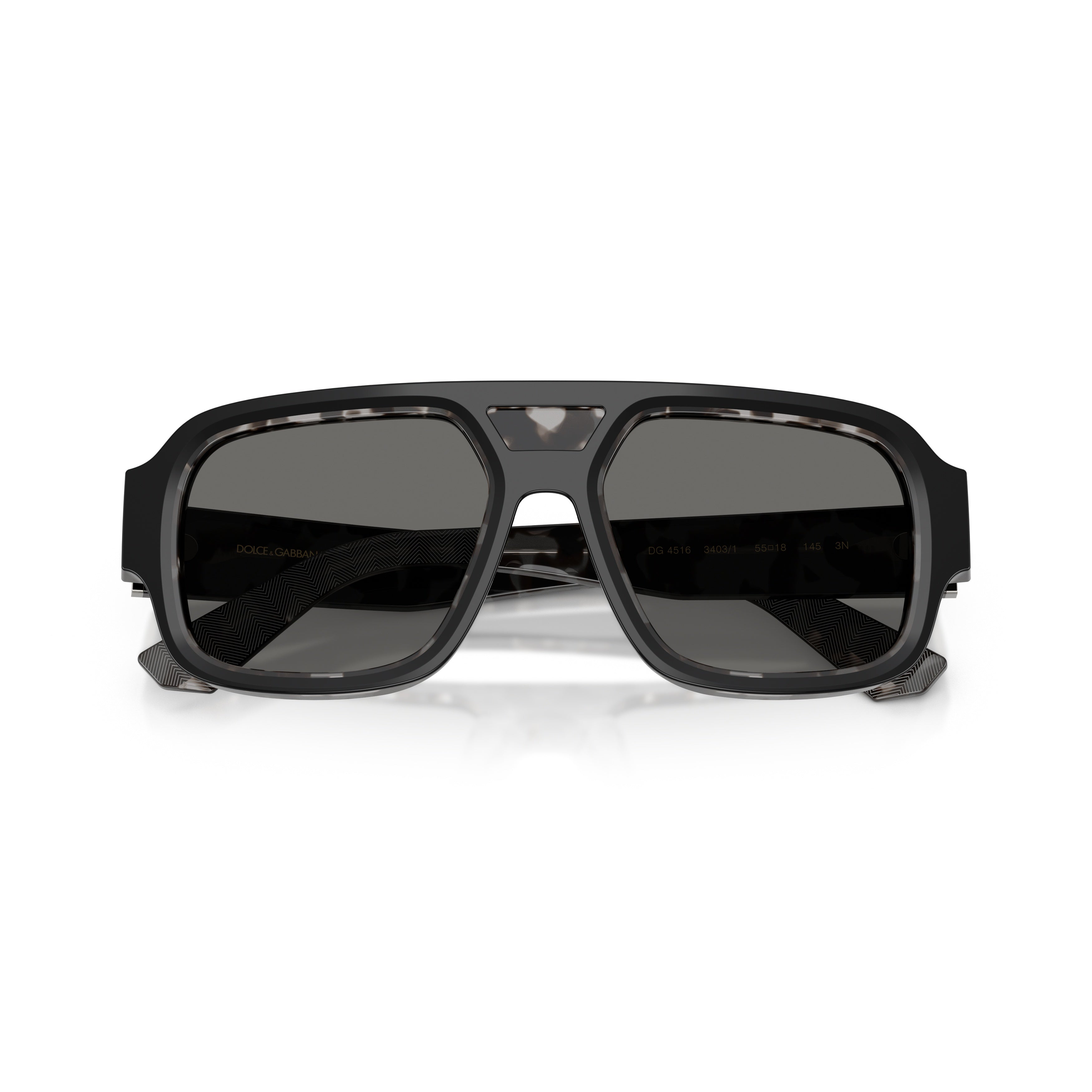 0dg4516 Bold Rectangular Frame Sunglasses