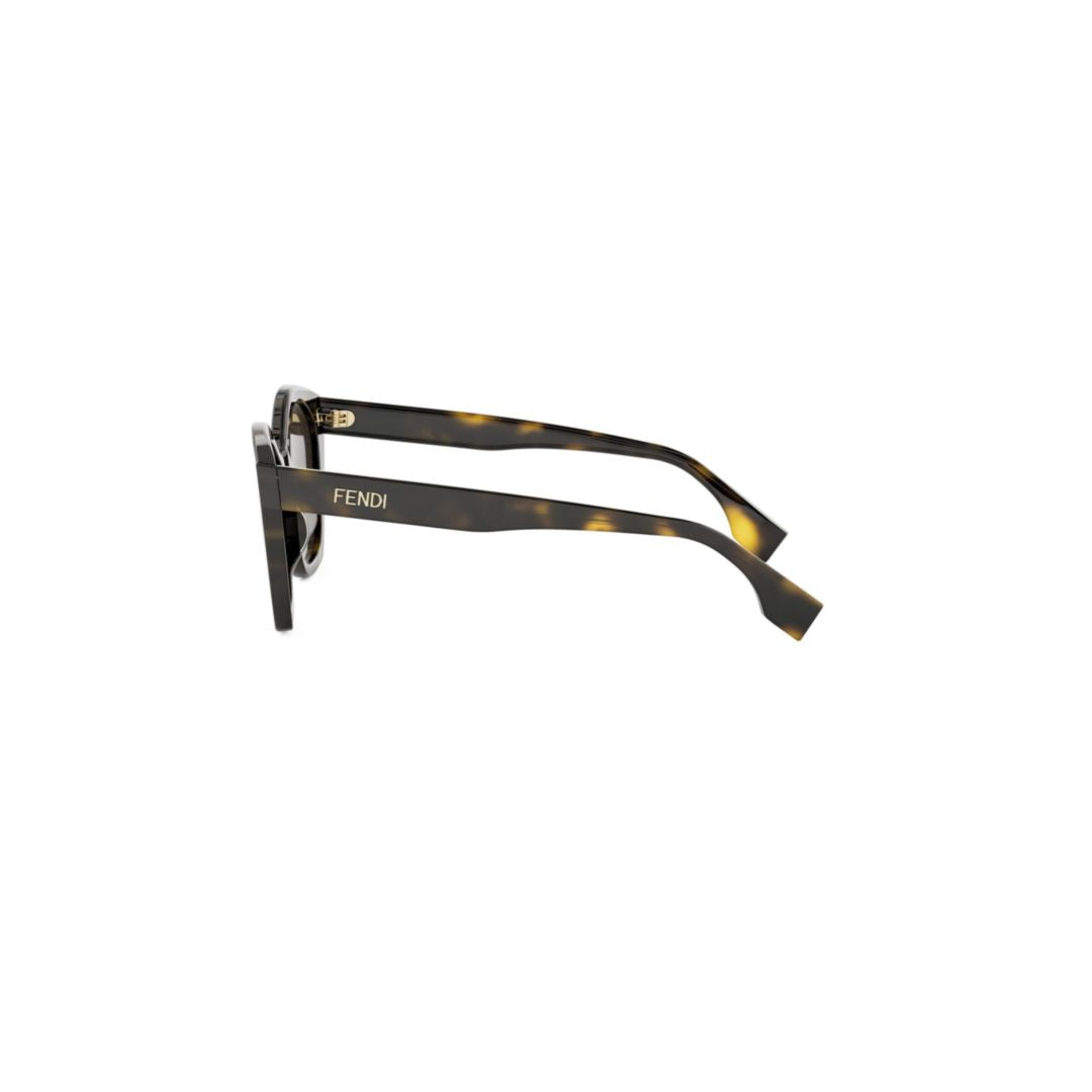 Fe40175i Tortoiseshell Oversized Cat-Eye Sunglasses