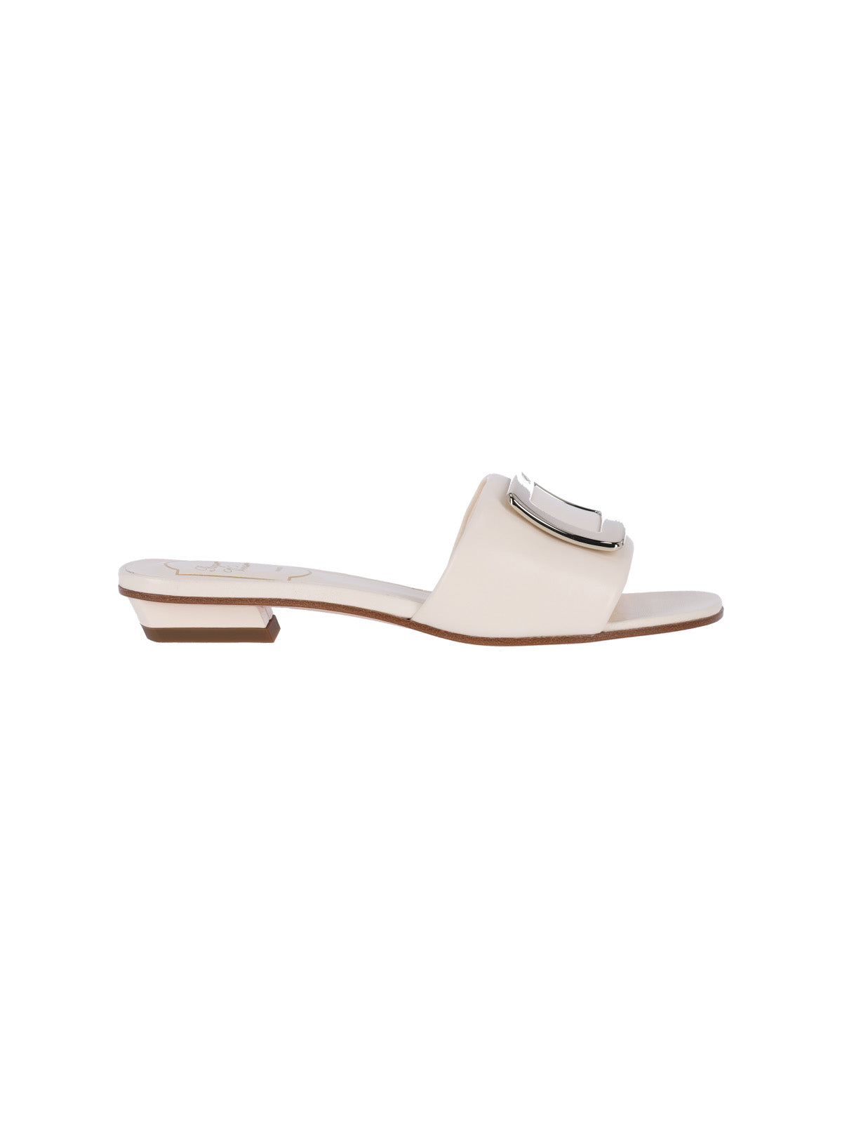 White Lambskin Belle Vivier Sandals