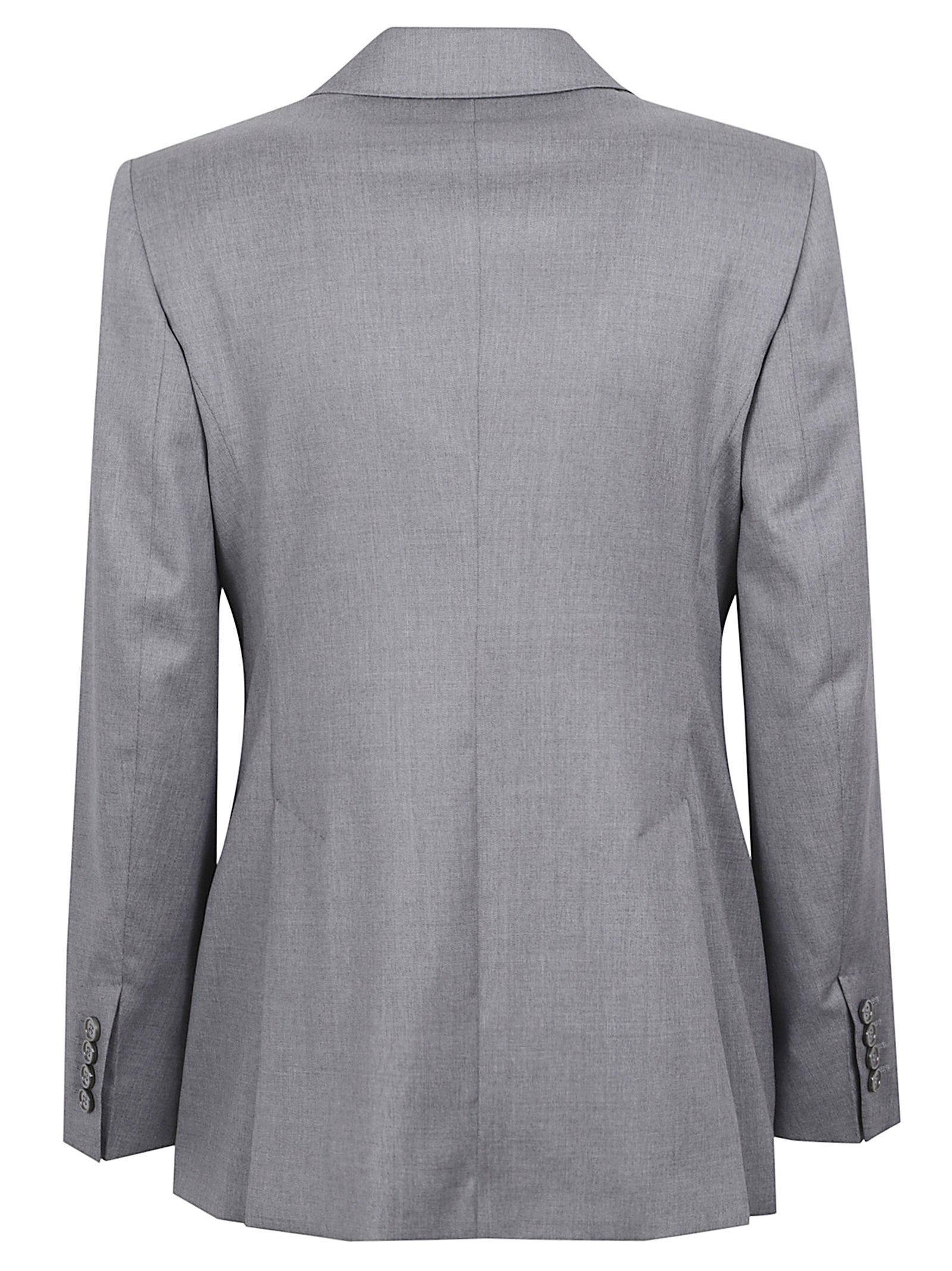 Double-Breasted Tailored Jacket with Structured Silhouette