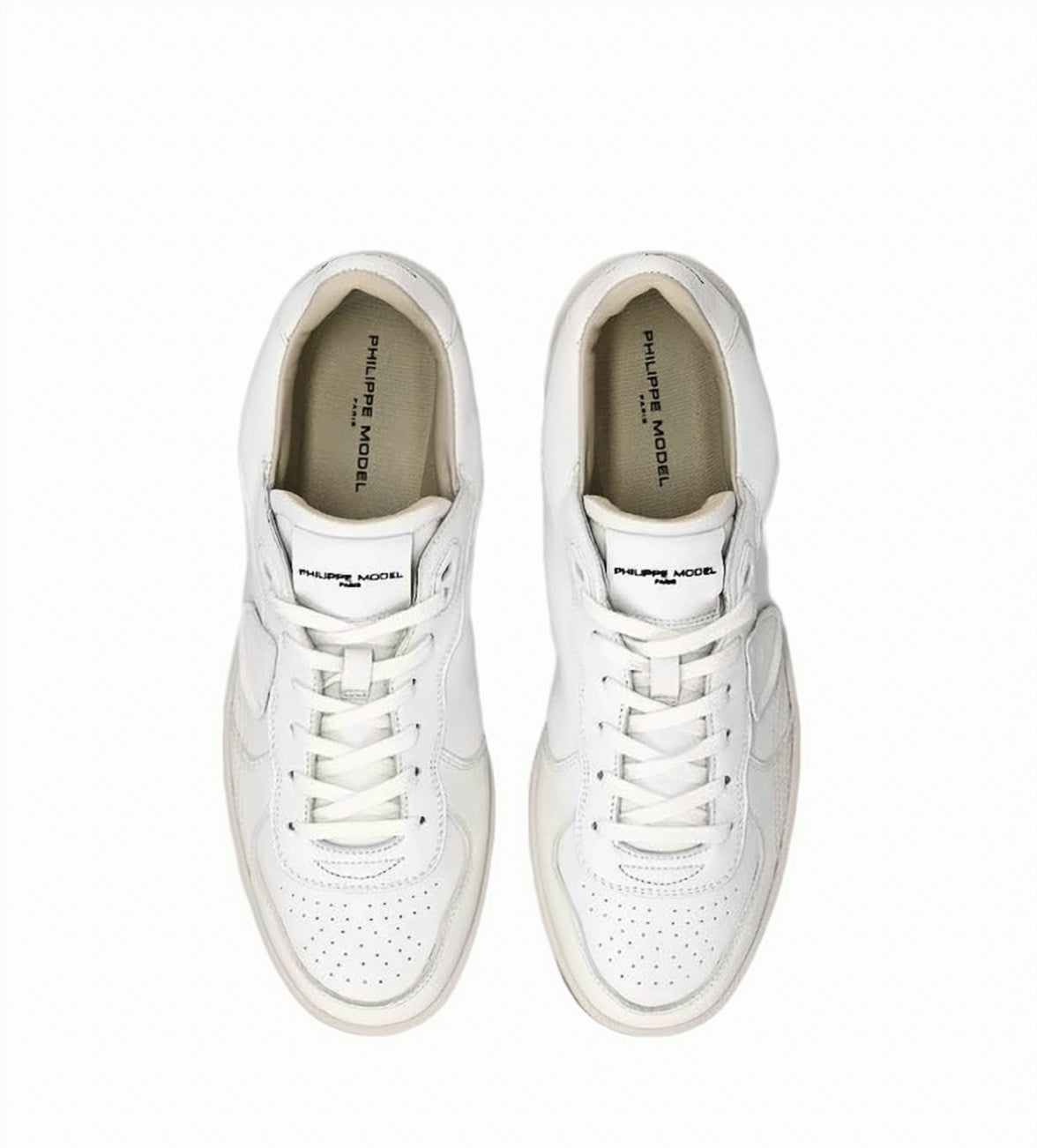 Pgal Low Leather Lace Up Sneakers