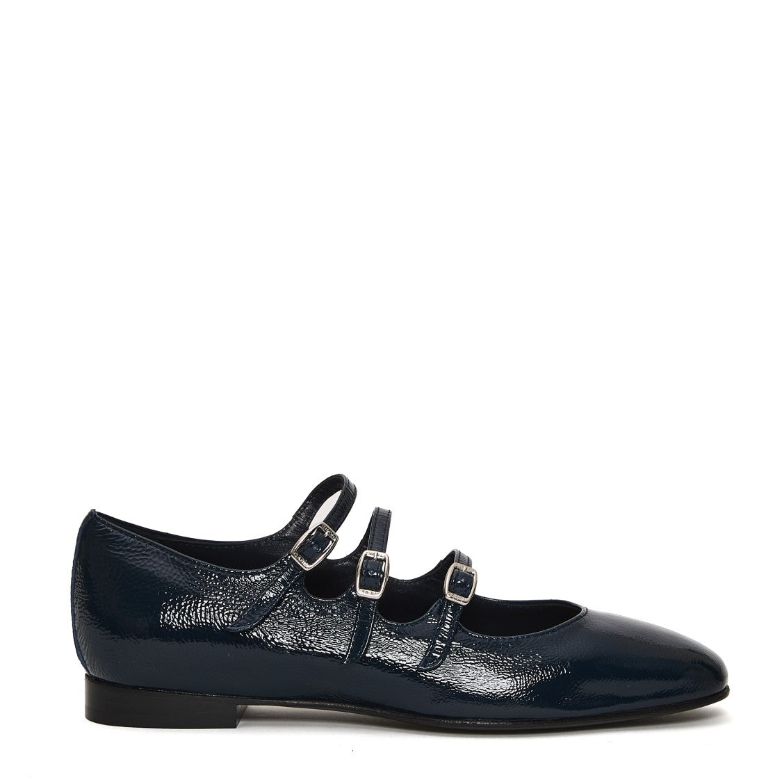 Mary Jane Vernice Blue Tacco 20 Mm