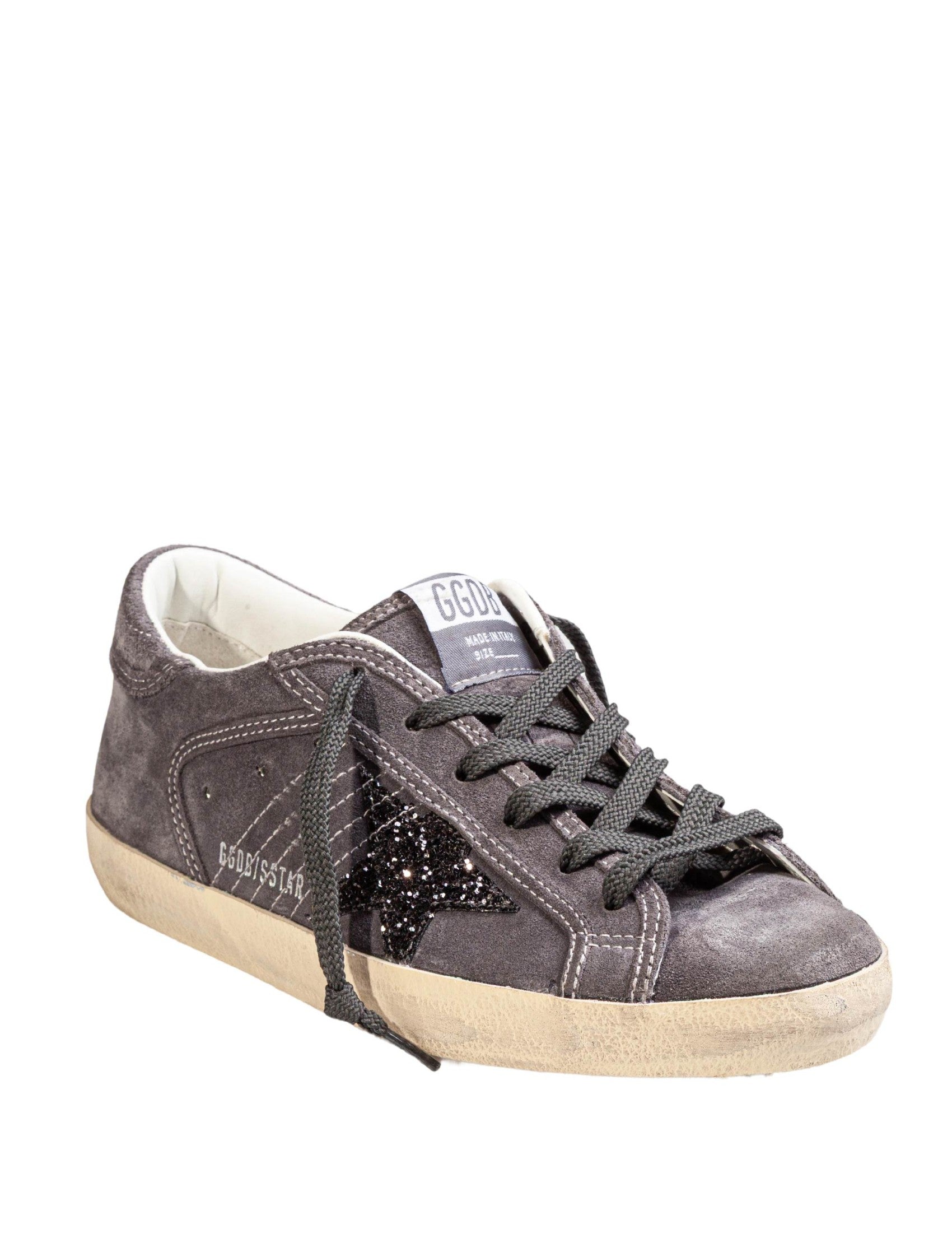 Super Star Grey Suede Sneakers