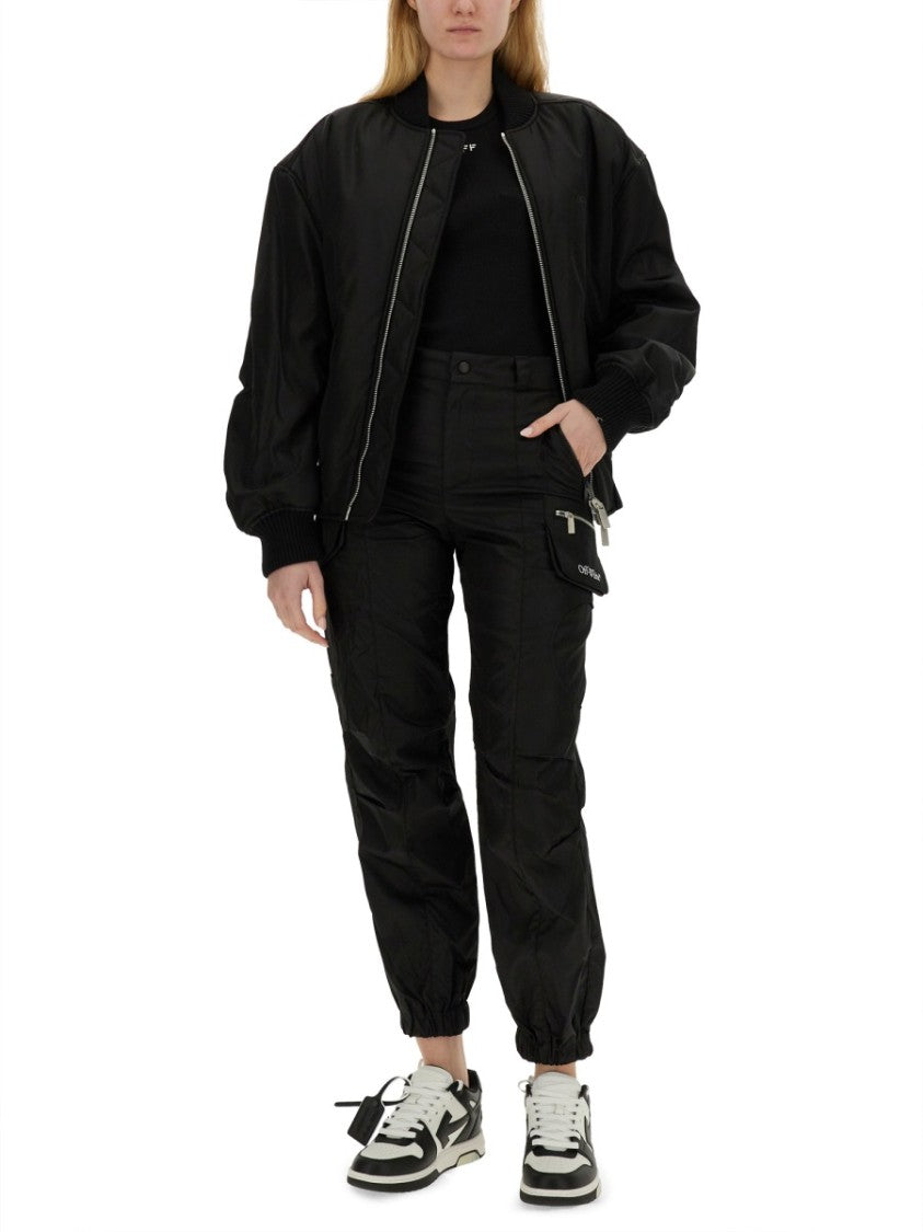 Nylon Bomber Jacket