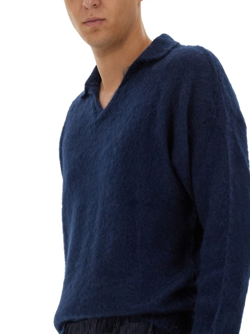 Relaxed Fit Knitted Polo