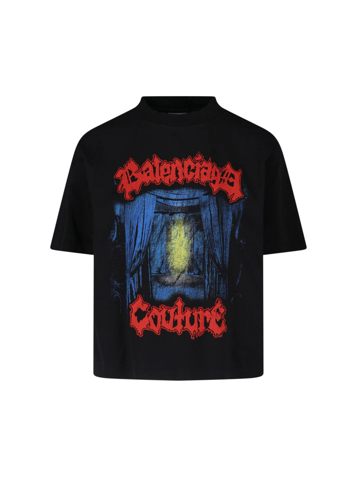 Black Salon De Couture Cotton T-shirt