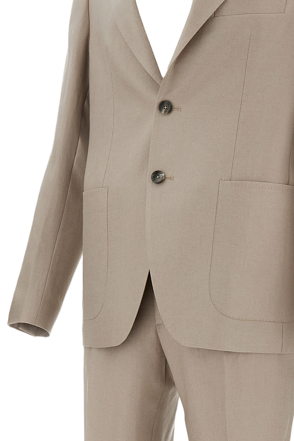 Montecarlo Linen Single-Breasted Suit