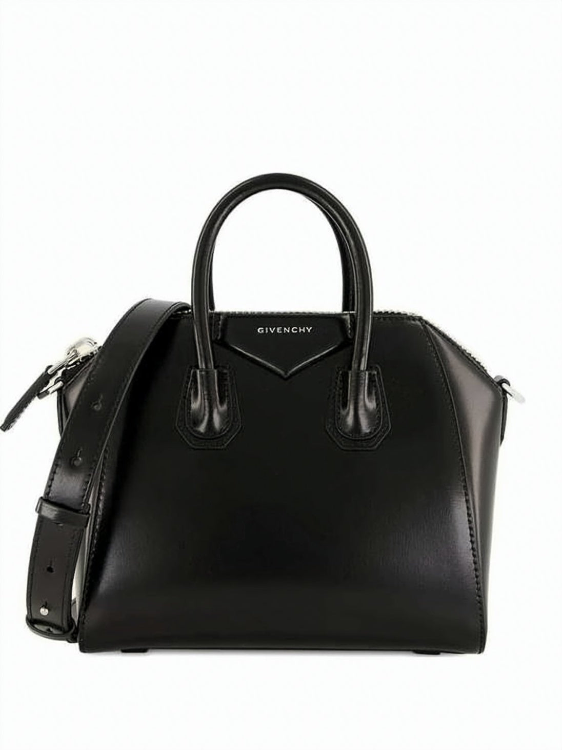Structured Calf Leather Tote Bag