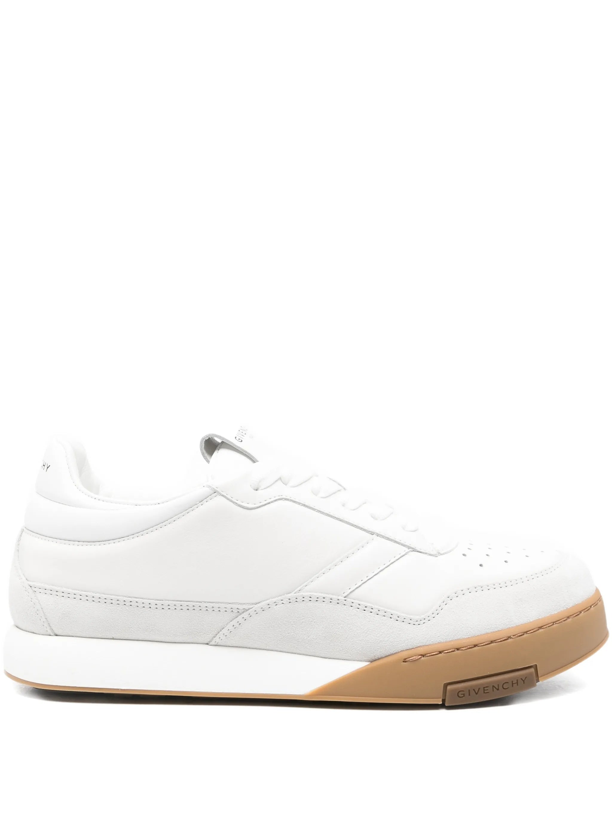 Yard Court White Calf Leather Sneakers