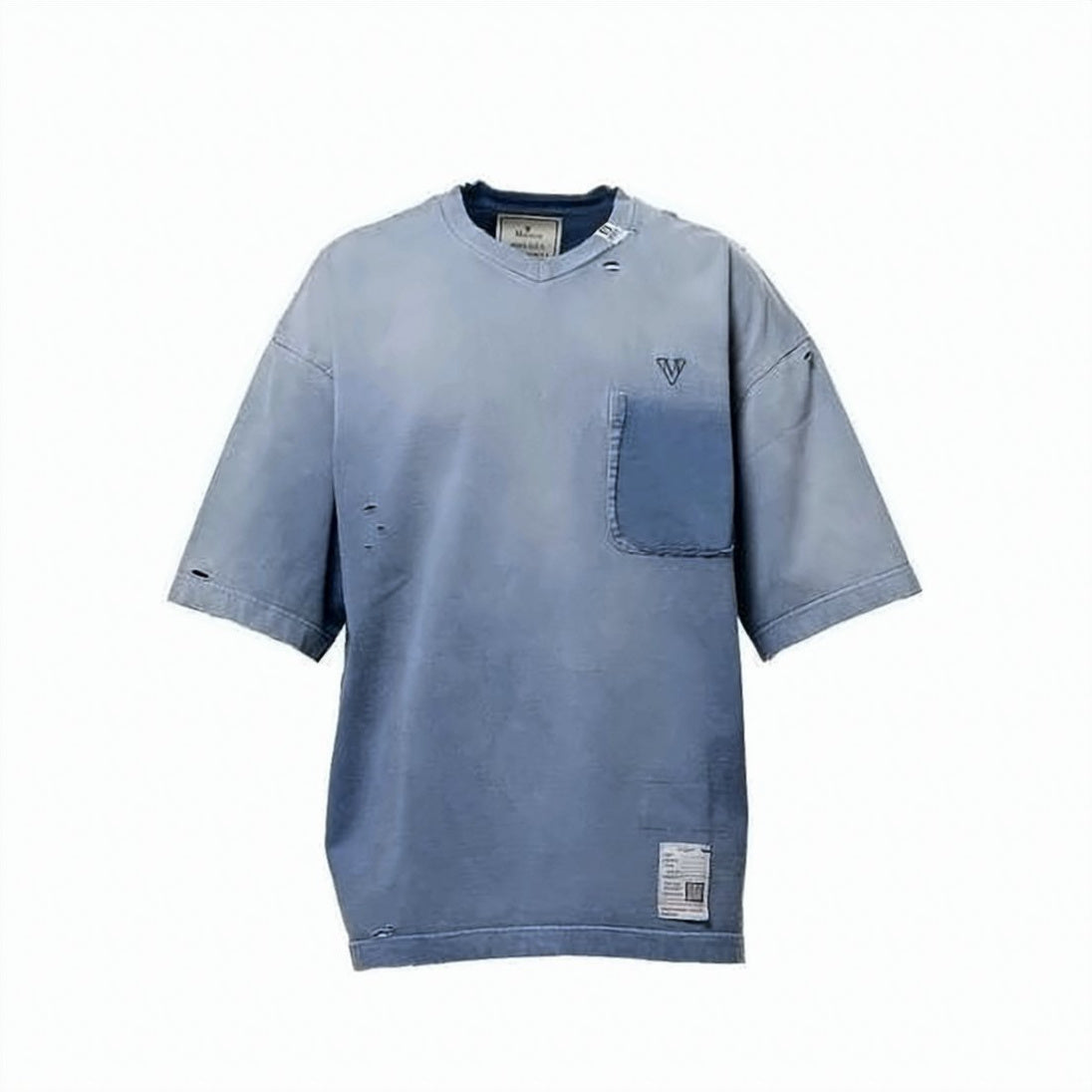 Faded Blue Short-Sleeve T-Shirt