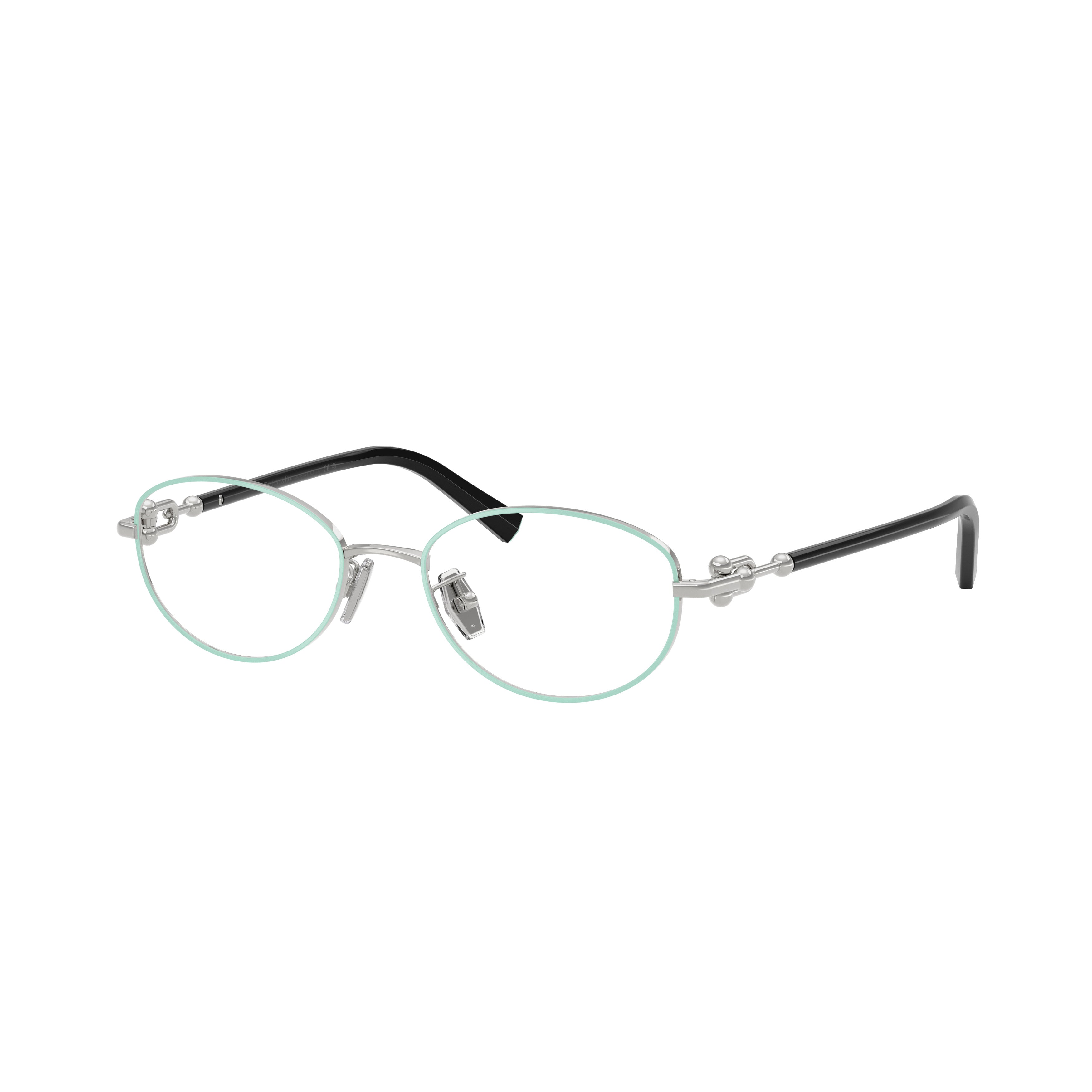 0tf1176d Oval Lens Metal Frame Eyeglasses