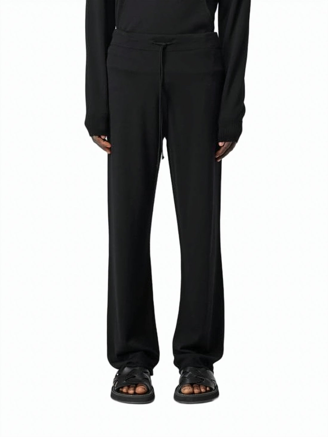 Relaxed-Fit Jogger Pants with Drawstring Waist and Luxurious Fabric Blend