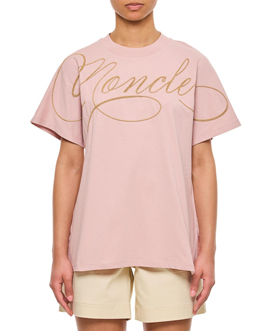Crew-Neck T-Shirt With Iconic Logo Design