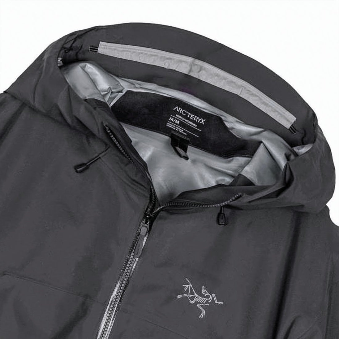 Minimalist Black Jacket with Water-Resistant Finish
