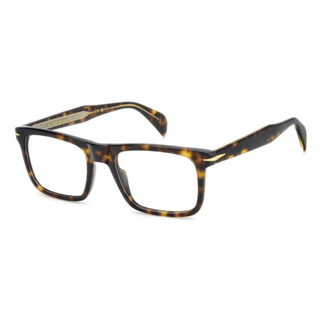 Db 1191 Rectangular Tortoiseshell Acetate Eyeglasses