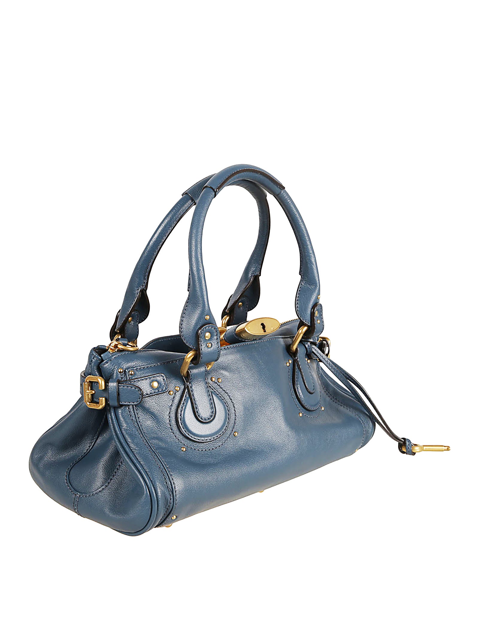 Slouchy Buffalo Leather Handbag with Signature Hardware