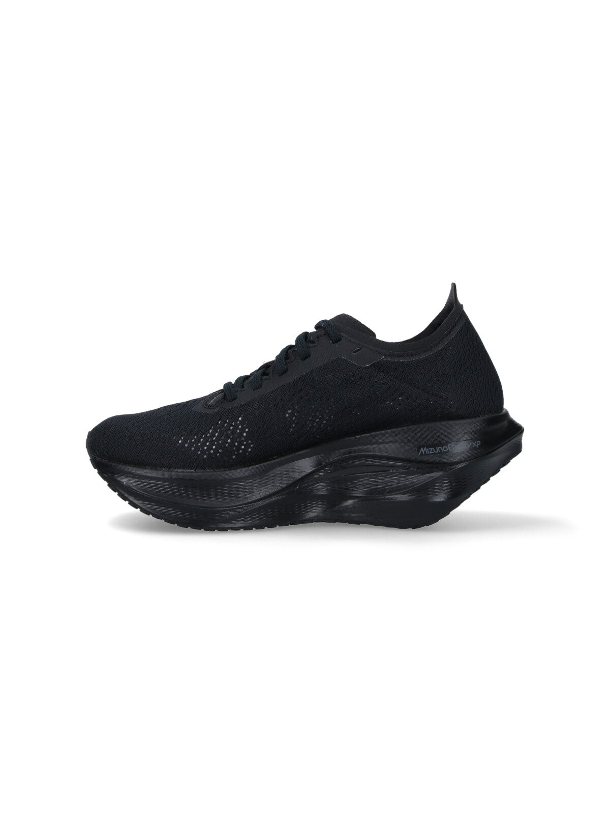 All-Black Sneakers with Rounded Toe