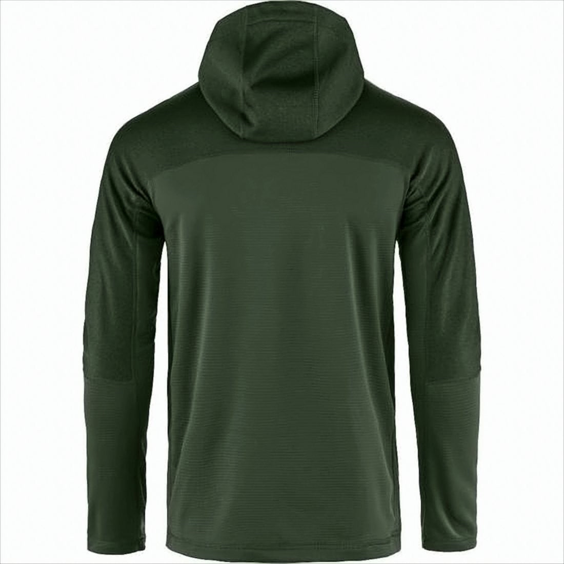 Textured Green Fjallraven Jacket With Reinforced Panels
