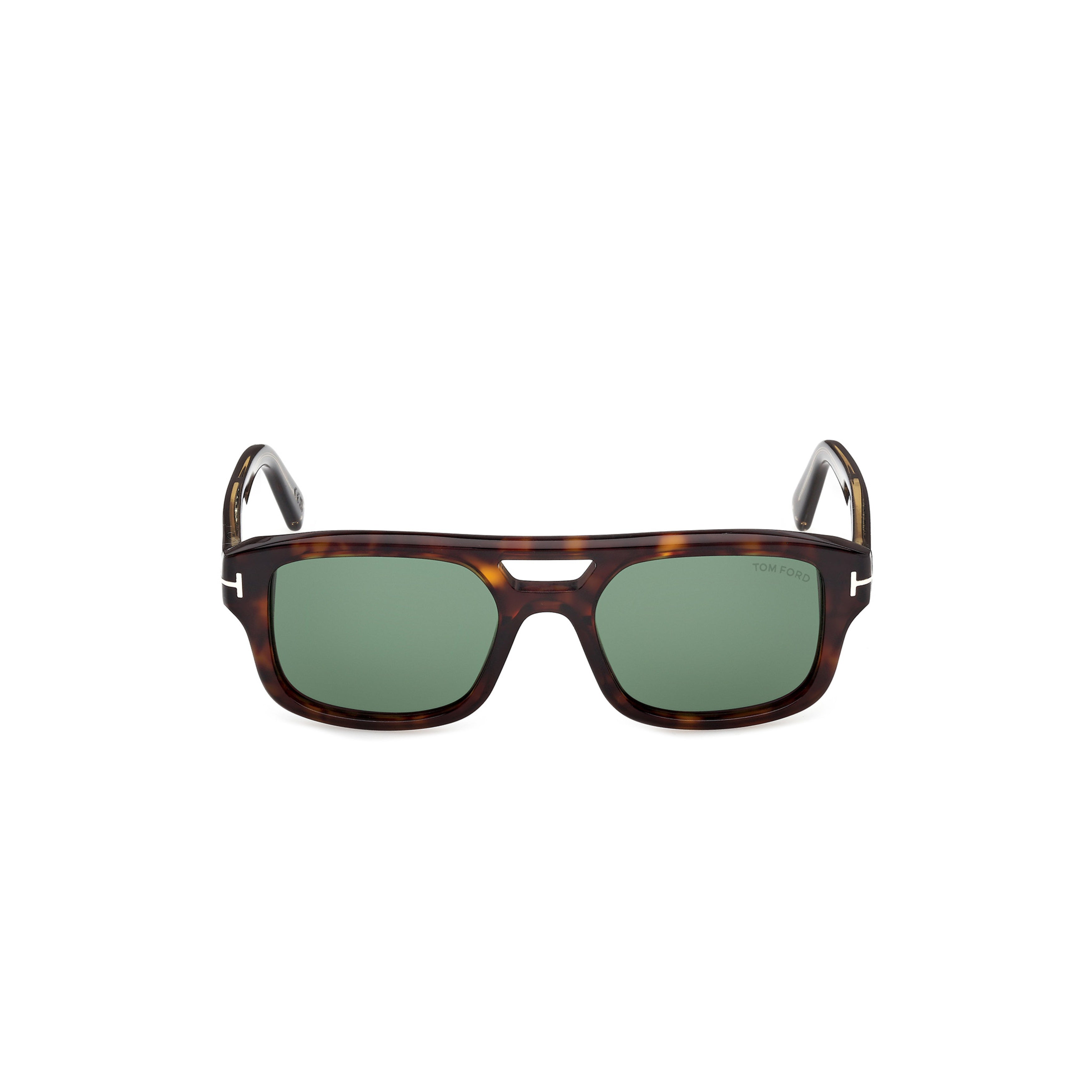 Ti0022 Bold Rectangular Tortoiseshell Sunglasses