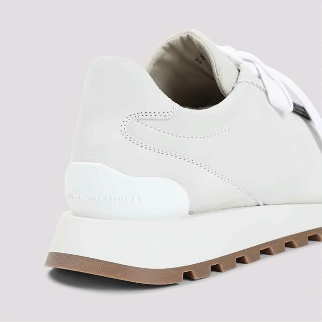 Suede Sneakers with Contrasting Rubber Sole