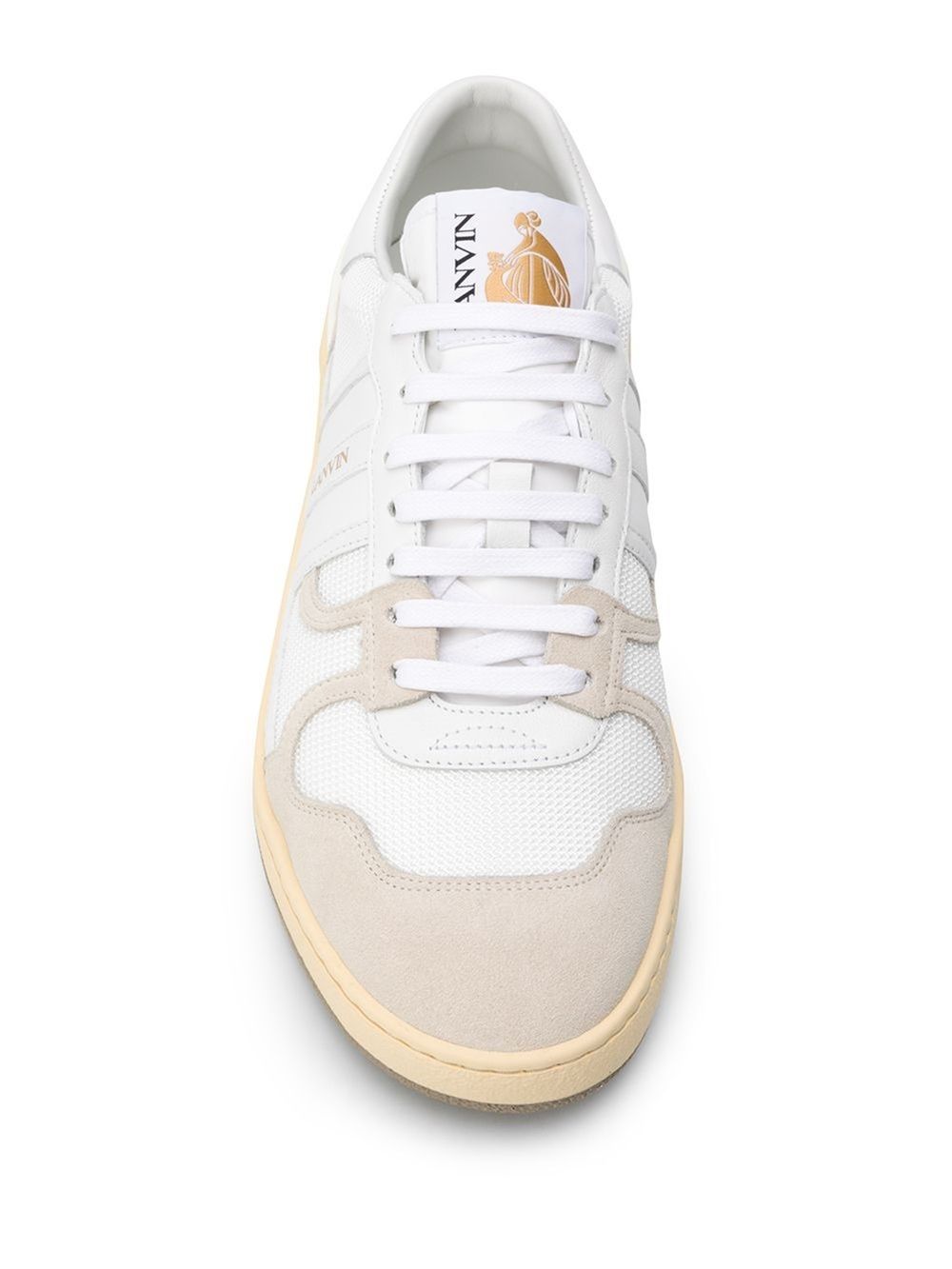 Low-Top Sneakers with Lace-Up Fastening