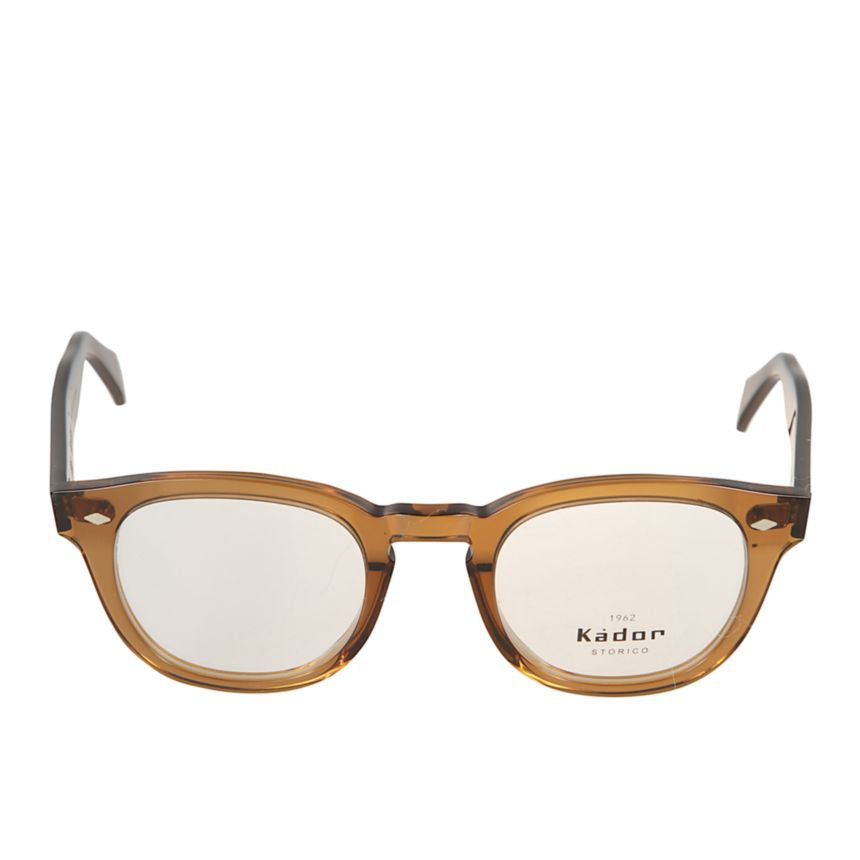 Jolly Cal 49 Translucent Brown Acetate Eyeglasses