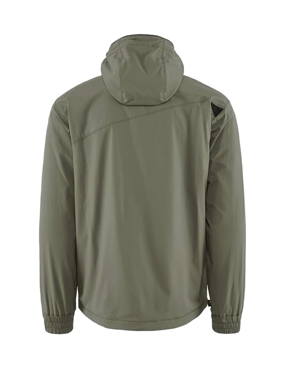 Minimalist Green Klattermusen Jacket with Asymmetrical Zipper
