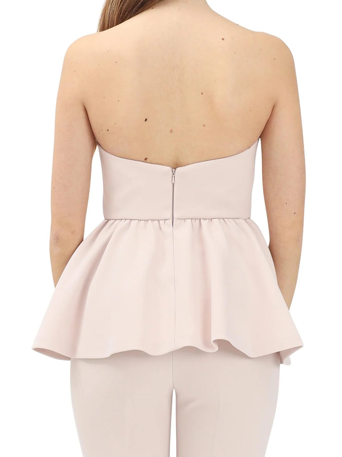 Pink Acetate Polyester Top