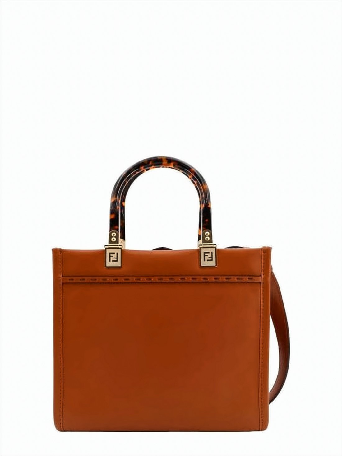Structured Calf Leather Tote Bag