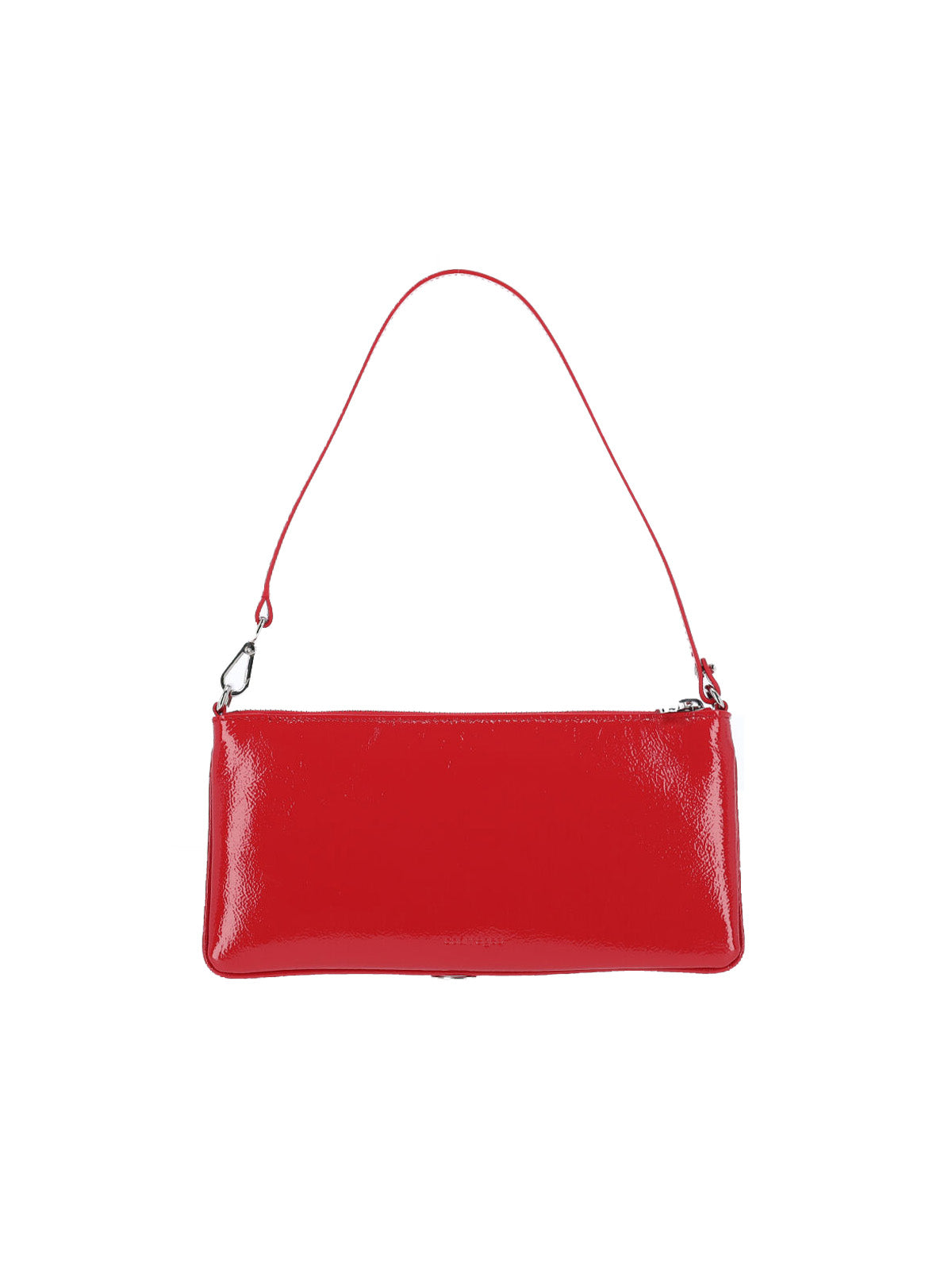 Structured Red Bag with Minimalistic Design