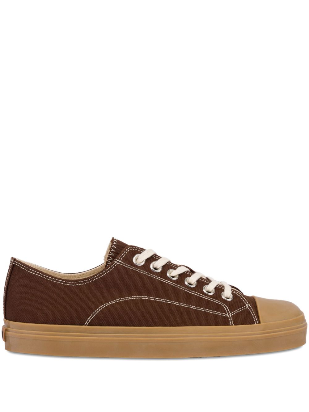 Low-Top Sneakers with Vintage Elements