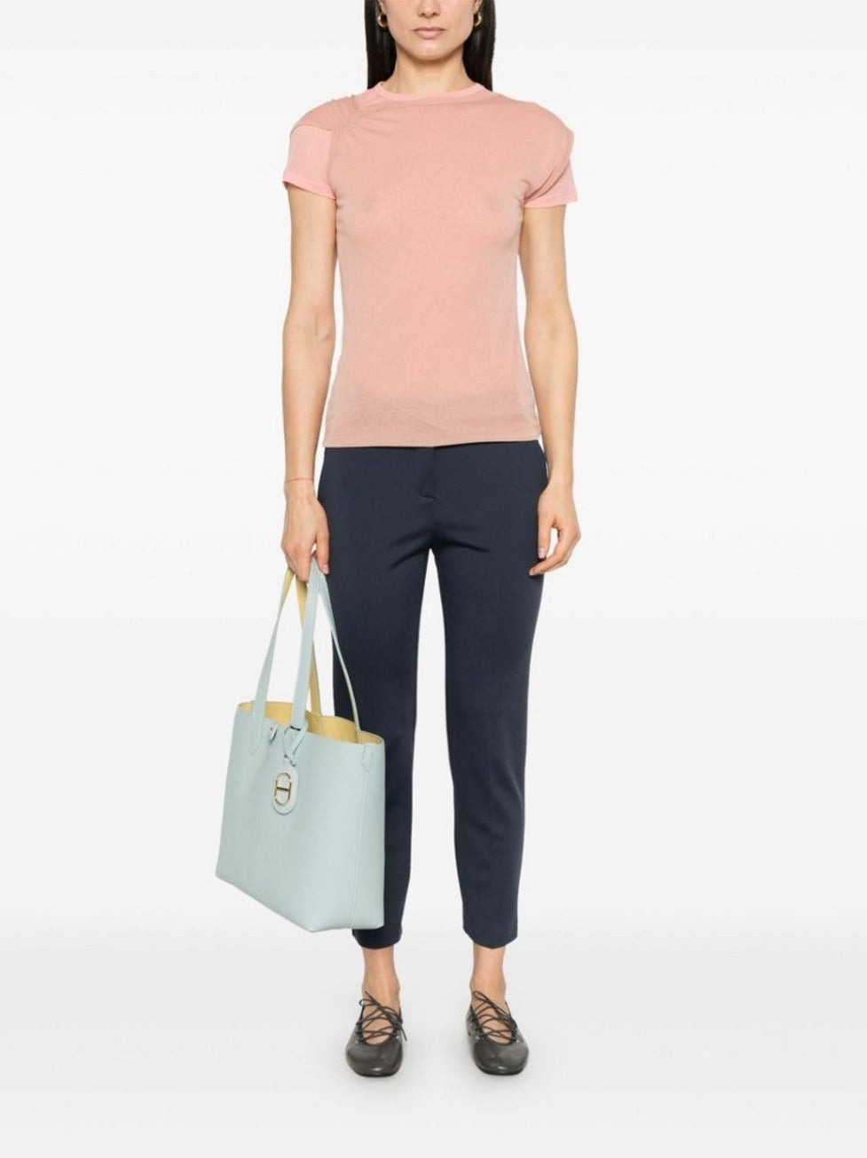 Tailored Black Trousers With Smooth Texture